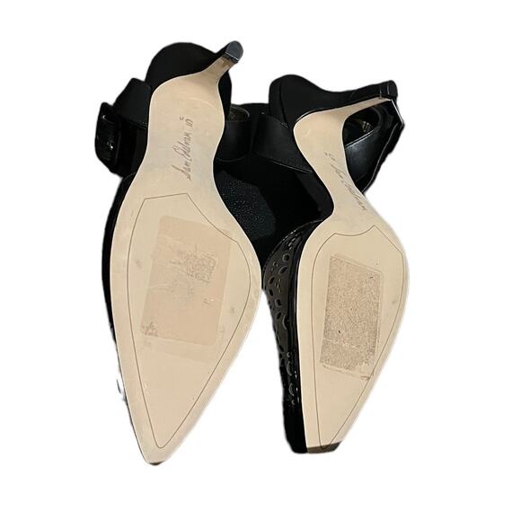 Sam Edelman Patent Leather High Heels with Cutouts Size 5.5 EUC - Picture 4 of 7